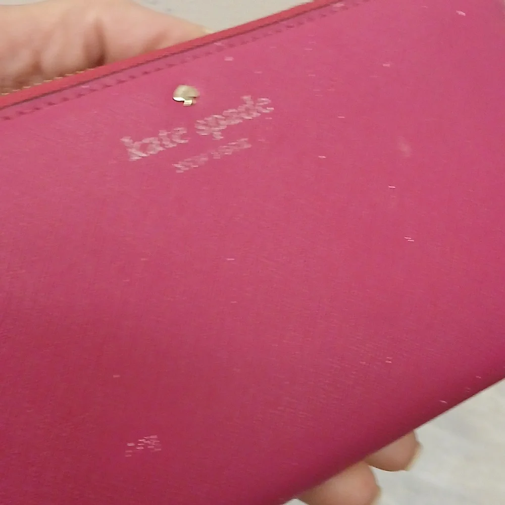 KATE SPADE LONG FUSHIA/PINK/ROSE COLORED WALLET FOR REHAB